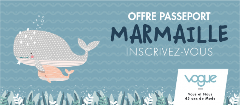 Offre Passeport Marmaille : Inscrivez-vous !